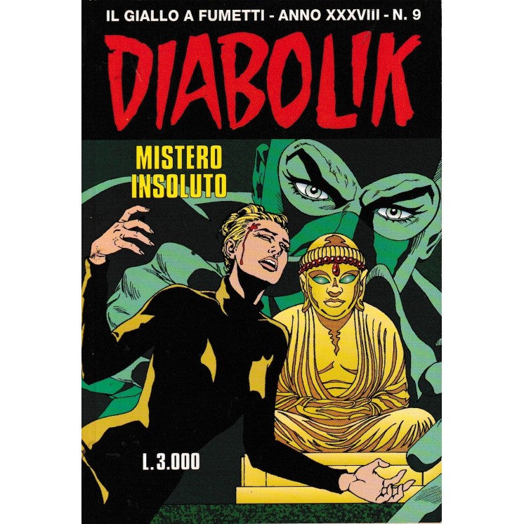 Diabolik XXXVII  9 mistero insoluto di Guissani ed. Bonelli
