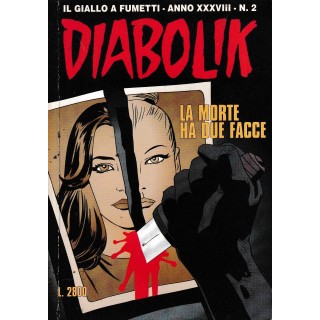 Diabolik XXXVIII  2 la morte ha due facce di Guissani ed. Bonelli