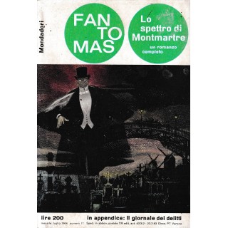 Fantomas  17 P. Souvestre : spettro Montmartre BROS. ed. Mondadori A67