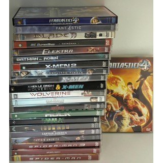DVD supereroi Marvel DC 22 film diversi USATO B29