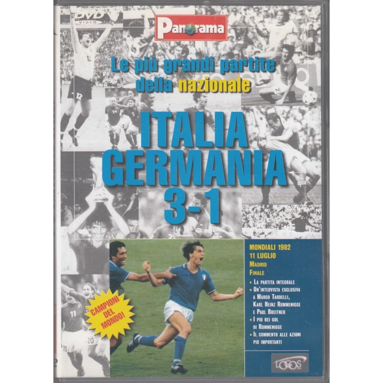 DVD Italia Germania 3-1 ITA ustao EDITORIALE ed. Panorama B52