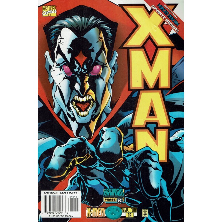 X Man  19 sep 1996 ed. Marvel Comics in lingua originale OL15