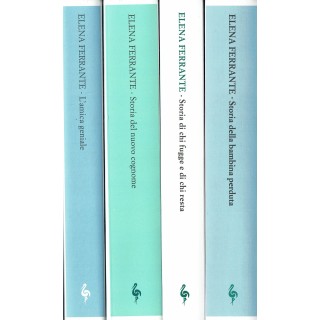Elena Ferrante: L'amica geniale SERIE COMPLETA 4 VOLUMI ed. E/O A89