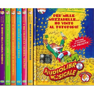 Geronimo Stilton serie COMPL. 1/7 audiolibro ITA usato ed. Tv Sorrisi B52