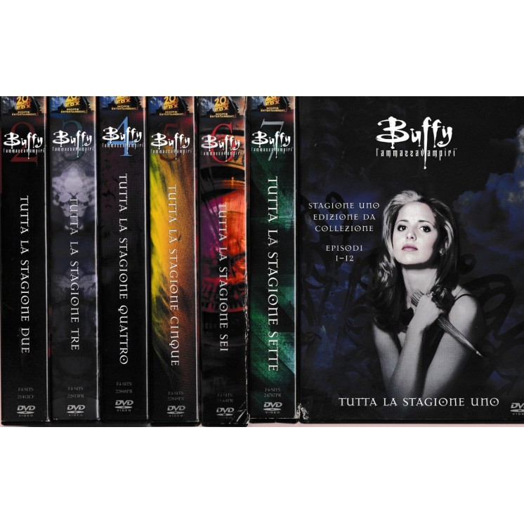 DVD Buffy l'ammazza vampiri serie COMPL. 1/7 ITA usato ed. 20th Century Fox B80
