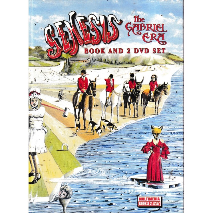 DVD Genesis the Gabriel era book and 2 dvd INGLESE usato B68