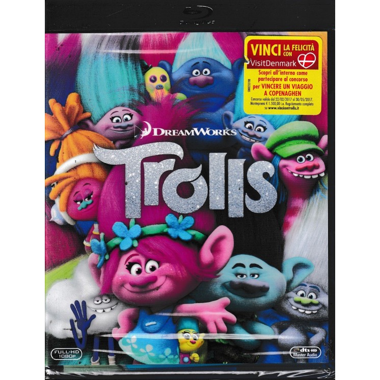 BLU-RAY Trolls ITA usato ed. Dreamworks B50