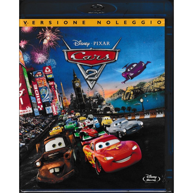 BLU-RAY Cars 2 versione noleggio ITA usato ed. Disney B61