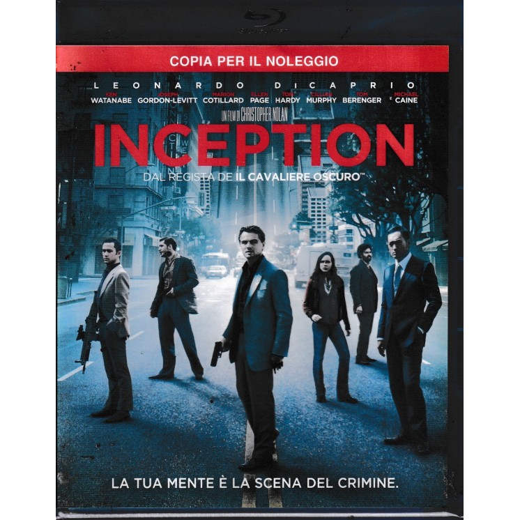 BLU-RAY Inception copia noleggio ITA usato ed. Warner Bros B61