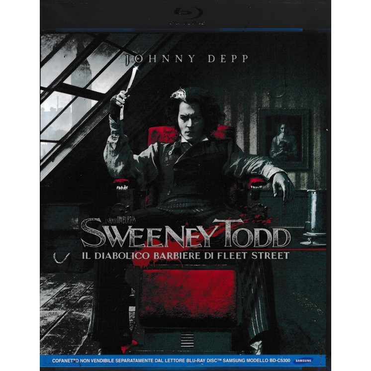 BLU-RAY Sweeney Todd + 2001 Odissea ITA usato EDIT. ed. Warner Bros B62