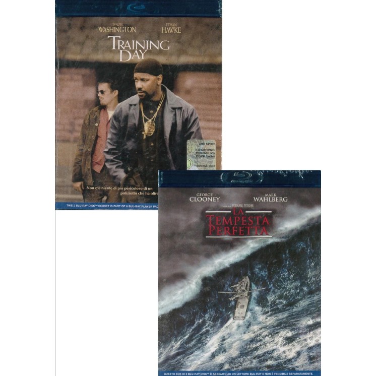 BLU-RAY La tempesta perfetta + Training days ITA usato EDIT. ed. Warner Bros B07