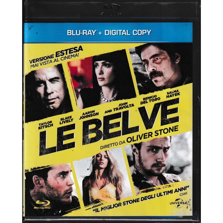 BLU-RAY Le belve + digital copy ITA usato ed. Universal B60