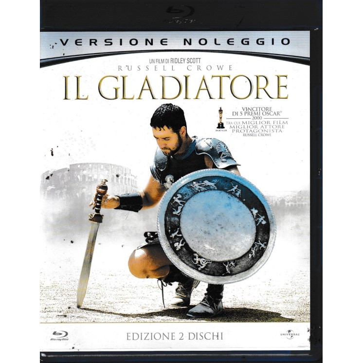 BLU-RAY Il gladiatore versione noleggio 2 dischi ITA usato ed. Universal B60