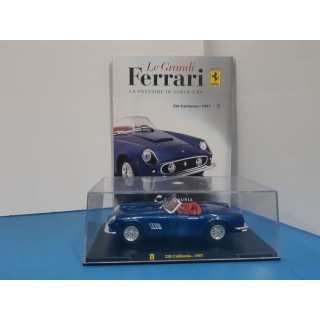 Le grandi Ferrari250 CAlifornia 1957 blu 1:24 Centauria FASCICOLO + MODELLI Gd03