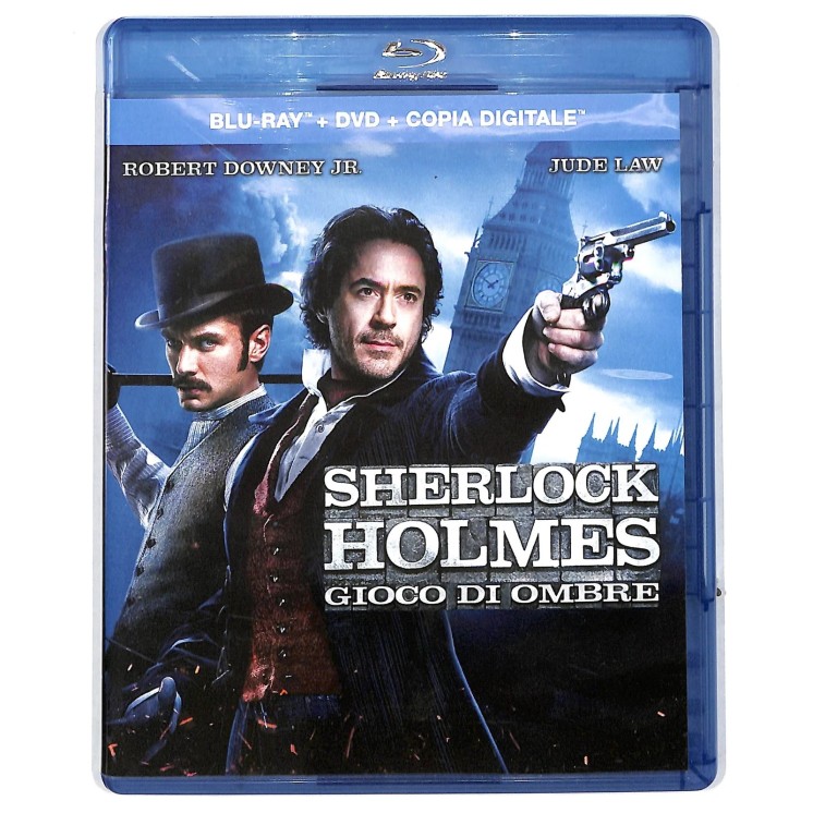 BLU-RAY Sherlock holmes gioco ombre + copia digit. ITA usato ed. Warner Bros B73