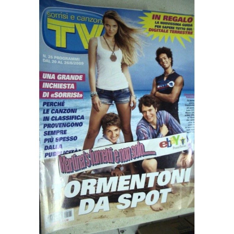 Tv Sorrisi e Canzoni 2009 n.25:G.Close W.Hurt Cannavaro 3,50€