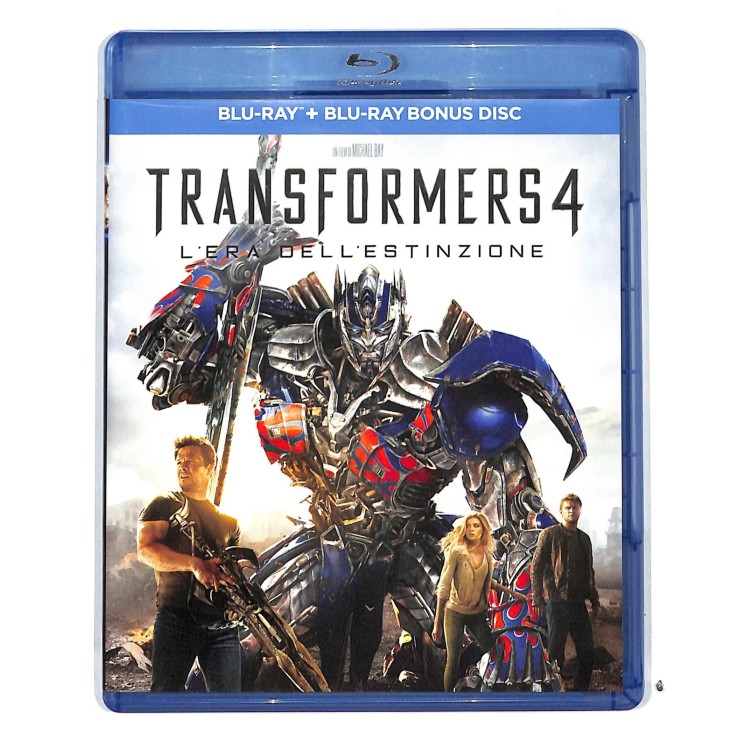 BLU-RAY Transformers 4 + bonus disc ITA usato ed. Paramount B70