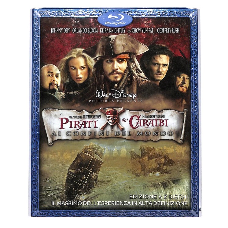 BLU-RAY Pirati Caraibi ai confini del mondo ITA usato ed. Disney B69