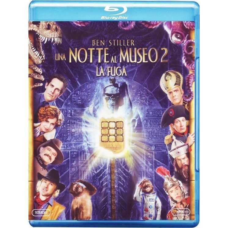 BLU-RAY Una notte al museo 2 la fuga ITA usato ed. 20th Century Fox B39