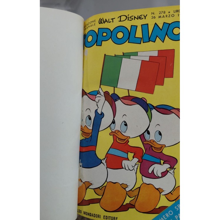 Topolino lotto 201/299 RILEGATI FIGURINE non COMPL ed. Walt Disney BO15