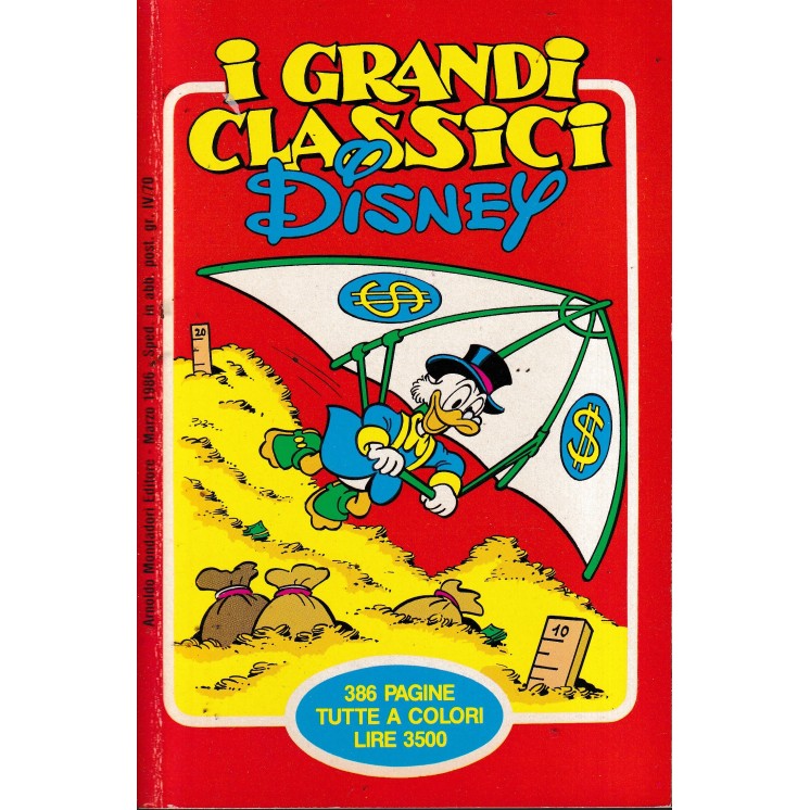 I grandi classici Disney  20 mar. 1986 ed. Mondadori BO13