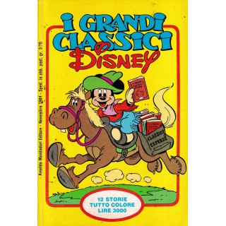 I grandi classici Disney  14 nov. 1984 ed. Mondadori BO06