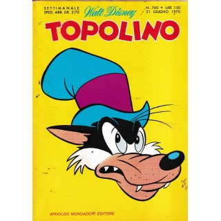 Topolino n. 760 di Walt Disney ed. Mondadori