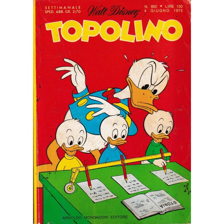 Topolino n. 862 di Walt Disney ed. Mondadori