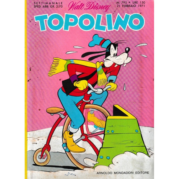 Topolino n. 795 + BOLLINI e pieghevole WIZZZER di Walt Disney ed. Mondadori