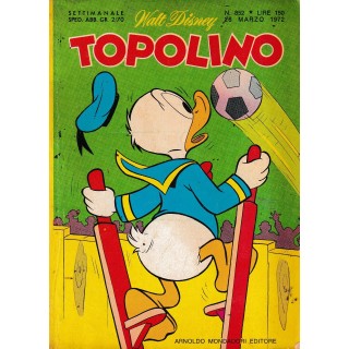 Topolino n. 852 + BOLLINI di Walt Disney ed. Mondadori