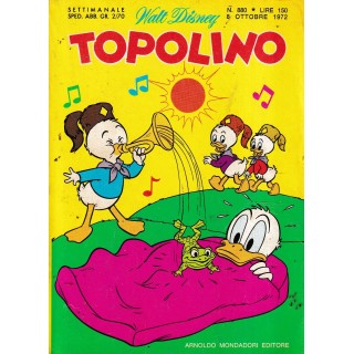 Topolino n. 880 + BOLLINI e cedola libraria di Walt Disney ed. Mondadori