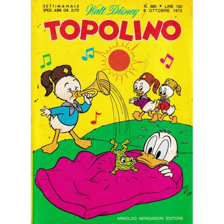 Topolino n. 880 + BOLLINI e cedola libraria di Walt Disney ed. Mondadori