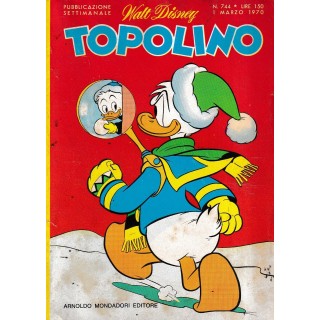 Topolino n. 744 + BOLLINI di Walt Disney ed.  Mondadori