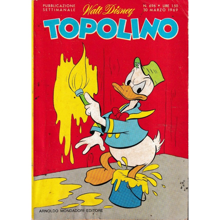 Topolino n. 696 + BOLLINI di Walt Disney ed.  Mondadori