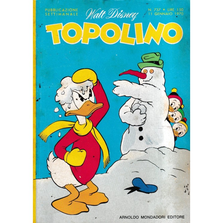 Topolino n. 737 + BOLLINI di Walt Disney ed.  Mondadori