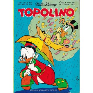 Topolino n. 933 + BOLLINI di Walt Disney ed.  Mondadori