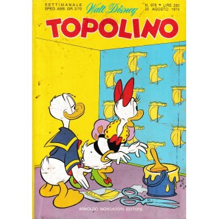 Topolino n. 978 + BOLLINI di Walt Disney ed.  Mondadori