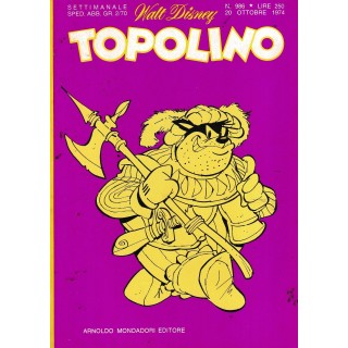 Topolino n. 986 + BOLLINI cedola libraria di Walt Disney ed.  Mondadori