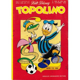 Topolino n.1092 + BOLLINI pieghevole CIUCIU di Walt Disney ed.  Mondadori