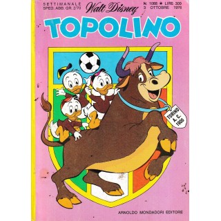 Topolino n.1088 copertina Torino + BOLLINI di Disney ed.  Mondadori