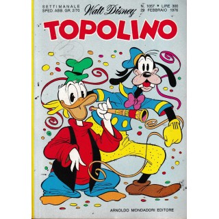 Topolino n.1057 + BOLLINI di Disney ed.  Mondadori