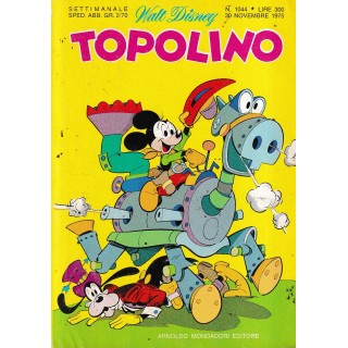 Topolino n.1044 + BOLLINI di Disney ed.  Mondadori