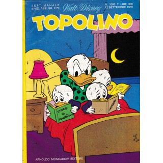 Topolino n.1085 + BOLLINI cedola libraria di Disney ed.  Mondadori