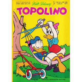 Topolino n.1130 cedola + BOLLINI di Disney ed.  Mondadori