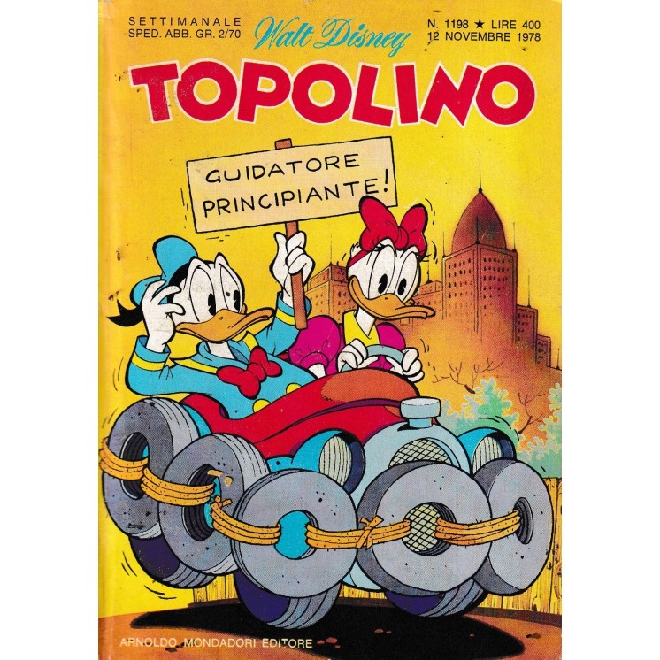Topolino n.1198 + pieghevole BIG JIM di Disney ed.  Mondadori