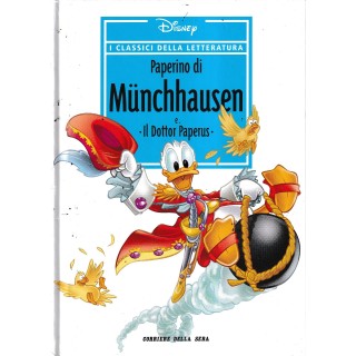 I classici della letteratura 10 : Paperino Munchhausen ed. Corriere Sera FU18