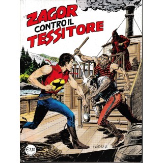 Zagor n.512 Zagor contro il tessitore di Ferri ed. Bonelli