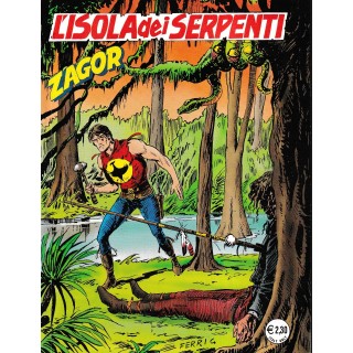 Zagor n.519 l'isola dei serpenti di Ferri ed. Bonelli