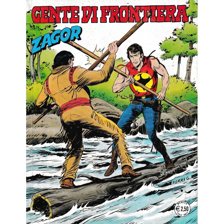 Zagor n.535 gente di frontiera di Ferri ed. Bonelli