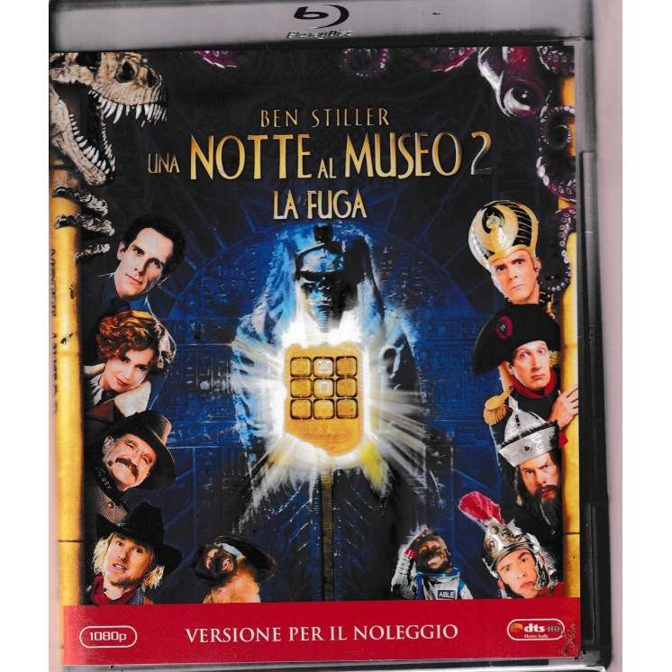 BLU-RAY Una notte al museo 2 versione noleggio ITA usato ed. Warner Bros B78
